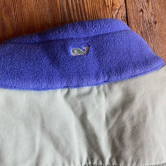 Vineyard Vines fleece vest Women’s medium blue - Picture 2 of 6